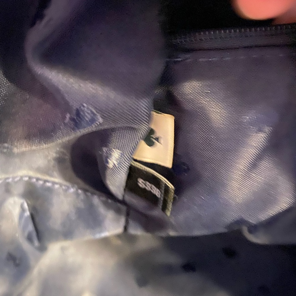 Kate Spade Blue Tie-Dye Denim Backpack - Picture 8 of 12